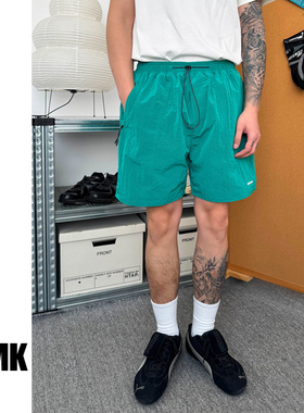 TNMK暗格速干裤防水沙滩休闲户外运动短裤松紧腰抽绳男女五分裤潮