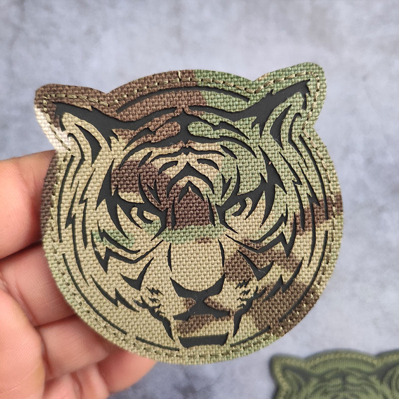 激光切割虎头像魔术贴章尼龙臂章老虎头像迷彩徽章士气战术背包贴,运动包/户外包/配件,贴章/魔术贴章,淘宝优惠券,粉丝福利购,淘宝优惠卷