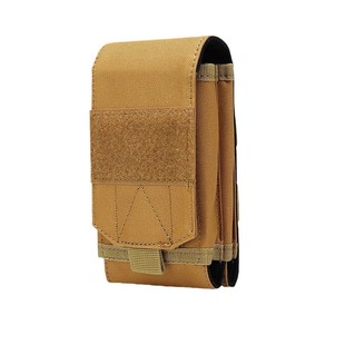 户外战术双层手机包6.8寸手机腰包男穿皮带腰挂包MOLLE附包竖款