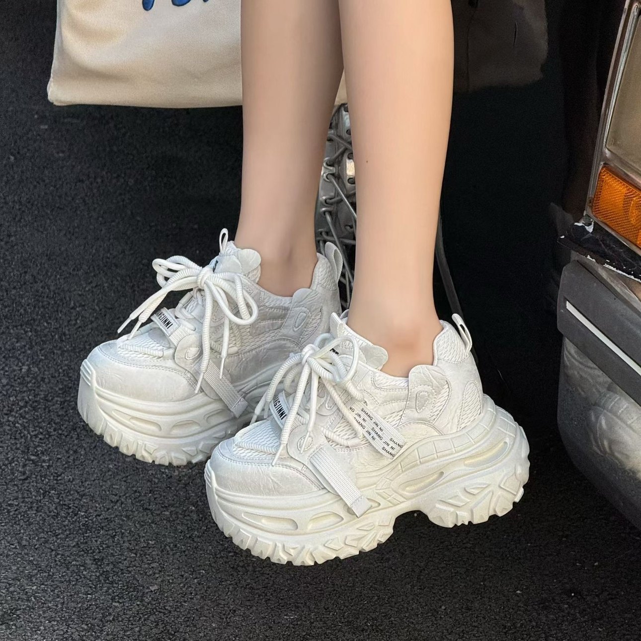 厚底老爹鞋女款春季网面透气网红同款增高运动鞋女时尚小众休闲鞋,女鞋,时尚休闲鞋,淘宝优惠券,粉丝福利购,淘宝优惠卷