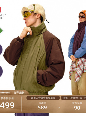 NOTHOMME户外3M新雪丽蓄热保暖棉衣立领拼色保暖三防棉服外套