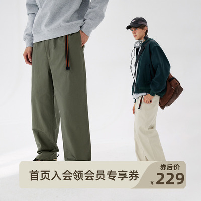 NOTHOMME复古宽松直筒长裤休闲裤