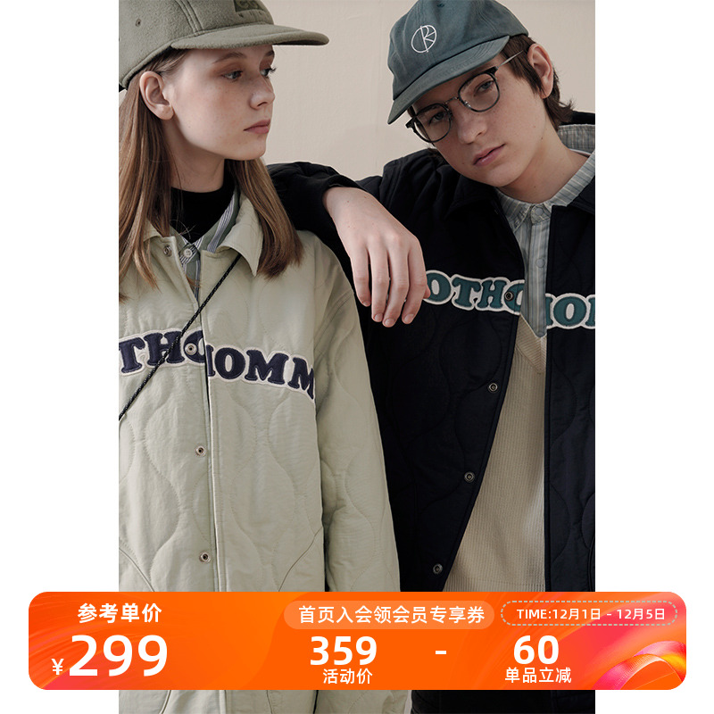 NOTHOMME斜纹棉布宽松棉衣棉服