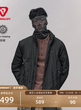 瞬时山野Monterest户外复古C6防泼水金标P棉立领宽松棉衣保暖外套