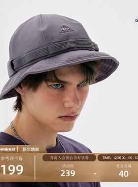 NOTHOMME X GREGORY 户外轻量透气露营钓鱼遮阳帽子渔夫帽男