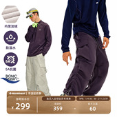 NOTHOMME户外C6防泼水工装 男款 长裤 5A抗菌宽松保暖加绒伞兵裤