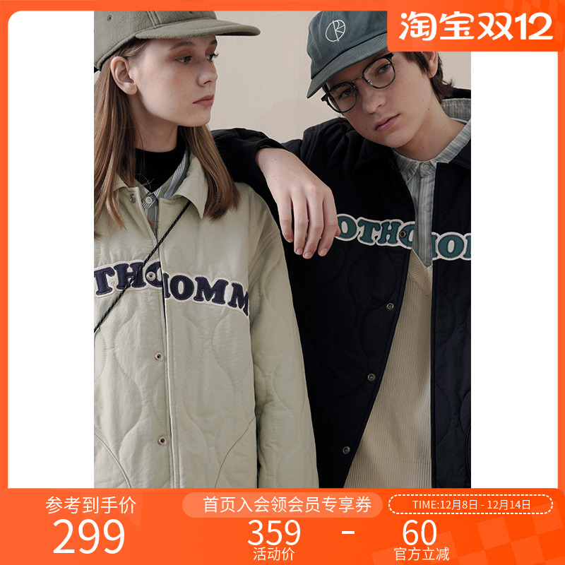 NOTHOMME斜纹棉布宽松棉衣棉服