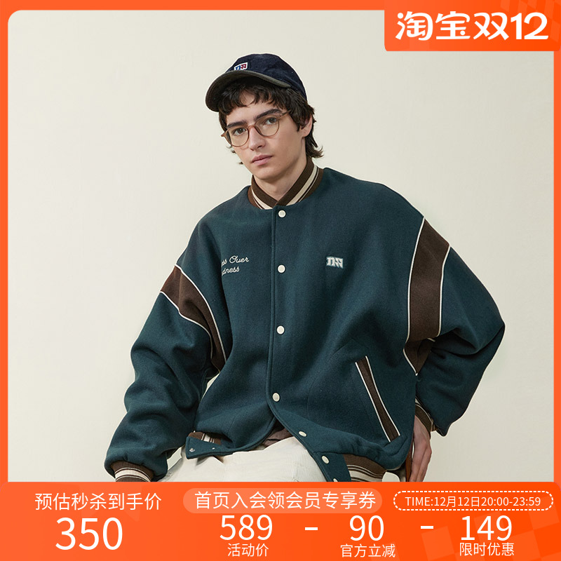 NOTHOMME70%羊毛棒球服外套