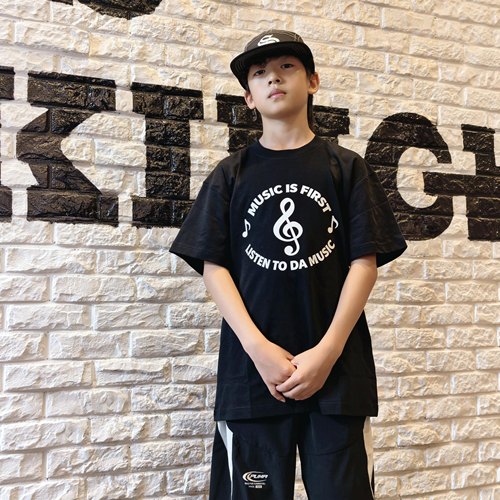 音乐至上listen to da music 街头短袖 bboyt恤少儿街舞短袖街头