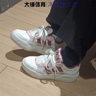 Adidas/阿迪达斯LITE SHUFFLE女款白粉时尚百搭休闲板鞋KH9028