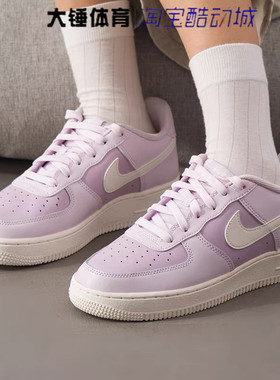 Nike/耐克Air Force 1 AF1女鞋紫色时尚百搭低帮板鞋CT3839-500