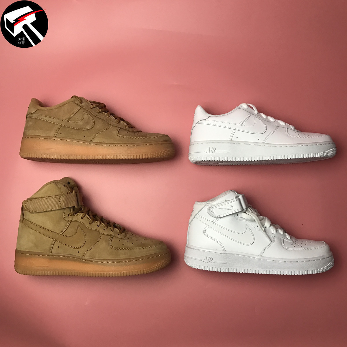 NIKE AIR FORCE AF1 JDI¿Õ¾üÒ»ºÅСÂóµÍ°ï¸ß°ï´¿°×Öаï°åЬAA4061