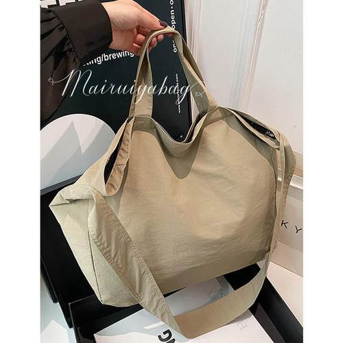 麦瑞雅简约松弛感大容量托特包