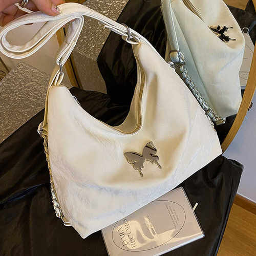 麦瑞雅晕染丝绒感蝴蝶结托特包