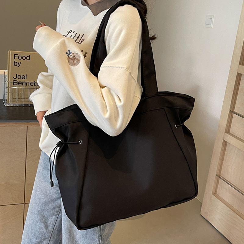 麦瑞雅帆布上课轻便通勤托特包