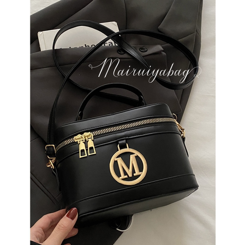 高级感小众复古手提盒子化妆包