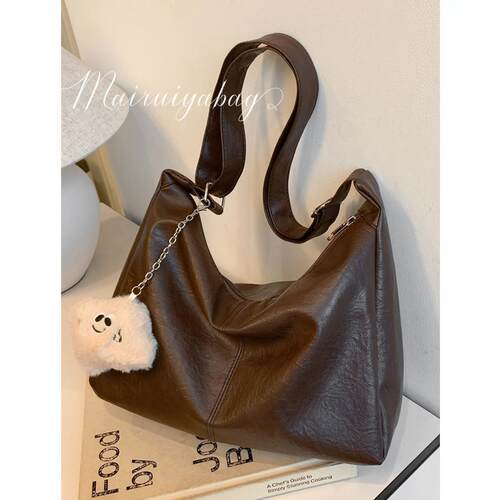 麦瑞雅百搭复古休闲大容量托特包