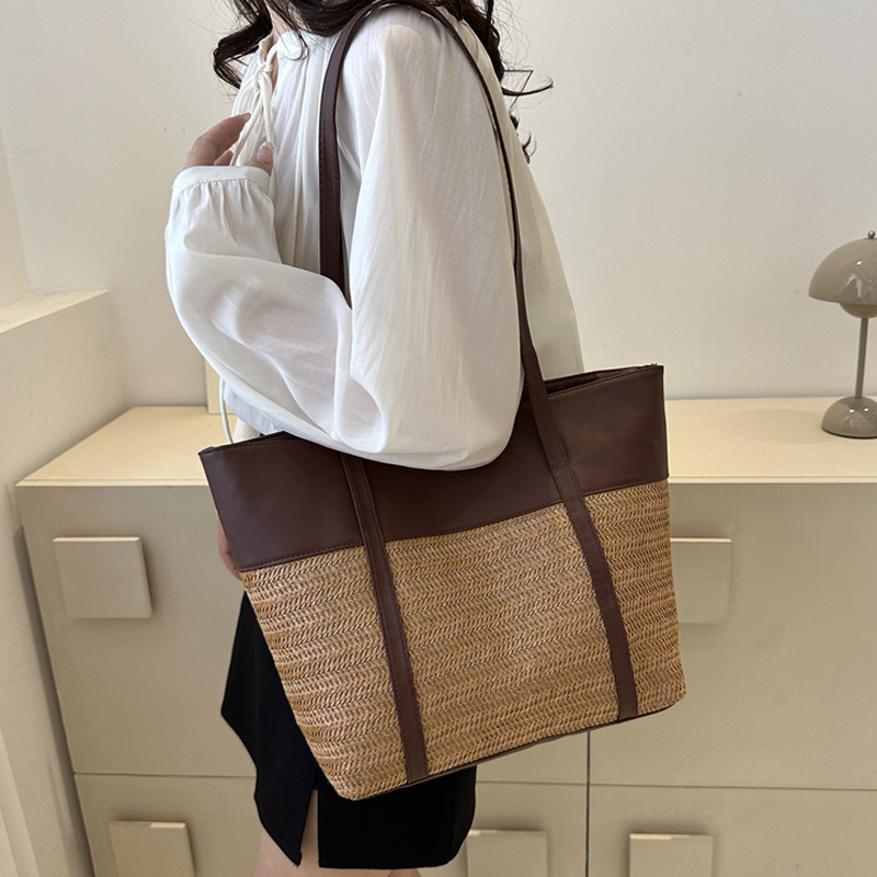 麦瑞雅高级质感小众单肩托特包