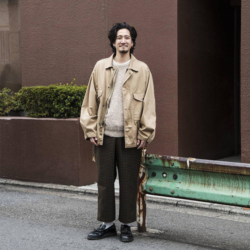 WORKWARE宽松夹克外套复古工装