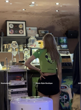 matty avocado Graffiti boy Xiuxiustudio牛油果印花短袖T恤女潮