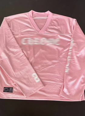 MATTY BOY 24SS PINK ICE HOCKEY 粉色网眼双层长袖球衣男女同款
