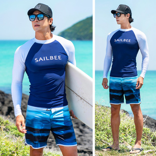 泳衣潛水服男沖浪服水上樂園游泳衣速干情侶浮潛水母濕衣 防曬長袖