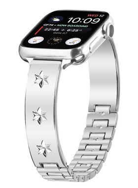 高级星星手镯表带适用苹果手表s10 iWatch 678 SE Apple Watch s9