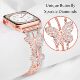 蝴蝶表带适用苹果手表iwatch10代s9表带s87654321ultra镶钻s10女