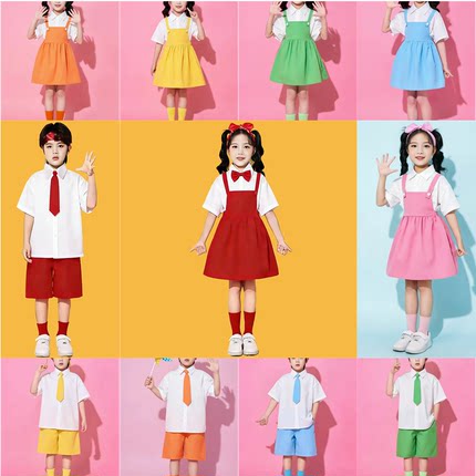 幼儿园毕业季大班拍照班服六一儿童演出服夏季六一儿童节表演服