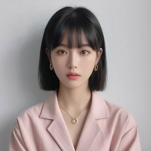 假发女短发减龄波波头全头发套仿全真人发自然整顶长发造型假发套