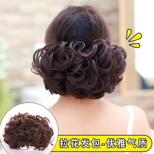 良末仿真发假发造型拉花复古