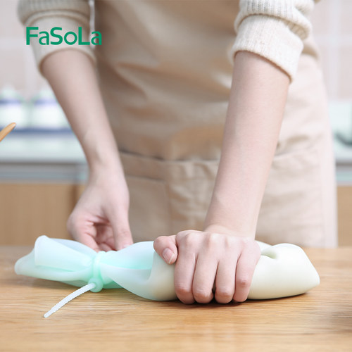 FaSoLa加厚大号不易粘神器揉面袋