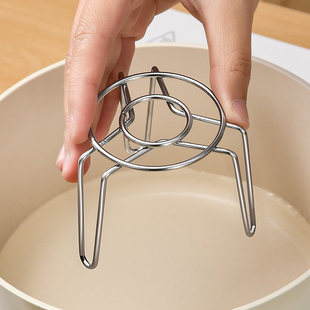 日本蒸架304不锈钢超迷你蒸格小号高脚架食品级蒸锅隔水蒸煮支架