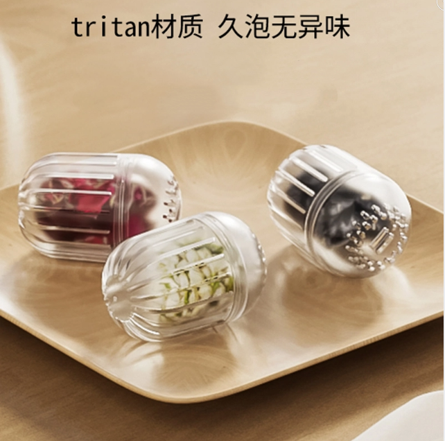 日本茶漏茶滤泡茶杯过滤器泡茶神器tritan材质茶仓茶叶滤网泡茶球