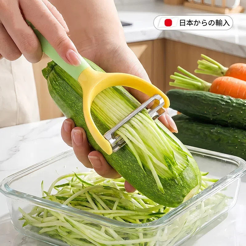 日本刨丝器削皮刀刮皮器厨房多功能水果蔬菜瓜刨土豆丝神器擦丝器
