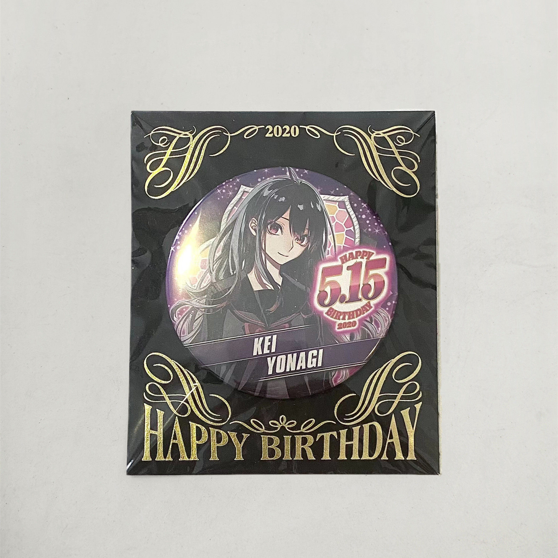 演员夜凪景JS生日徽章