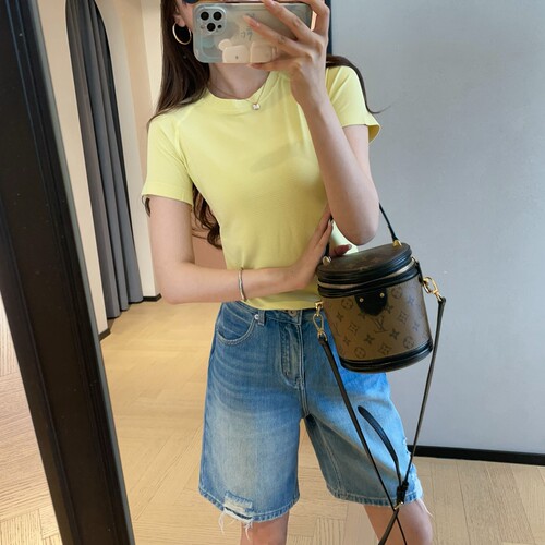 WTHEONE柜上lu家高品速干透气运动瑜伽高弹修身短袖T恤女2026新款