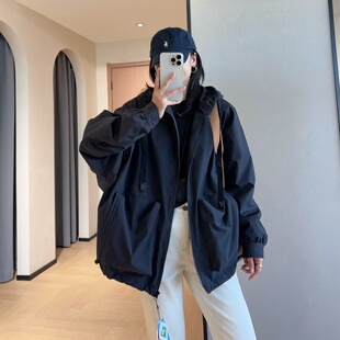 设计师款宽松茧型纺丝棉保暖棉服外套工装风冲锋衣女2026秋冬新款