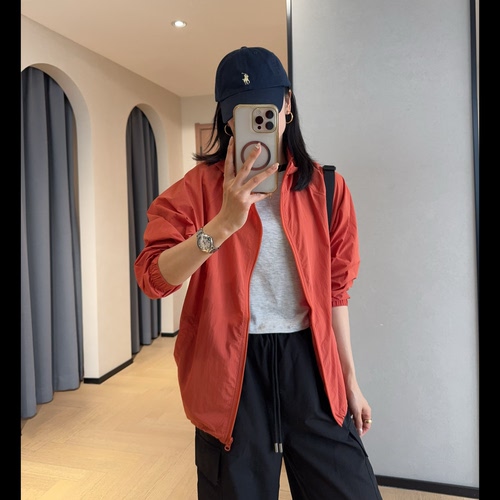 WTHEONE山系休闲UPF50+防水防晒轻薄连帽冲锋衣休闲外套女2026春