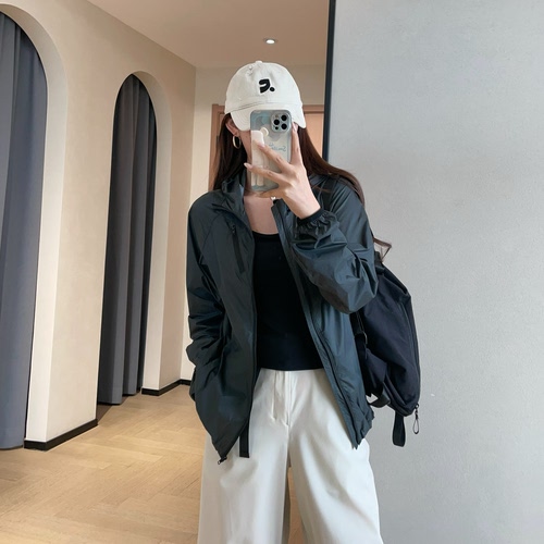 山系户外薄款三防连帽外套防晒衣