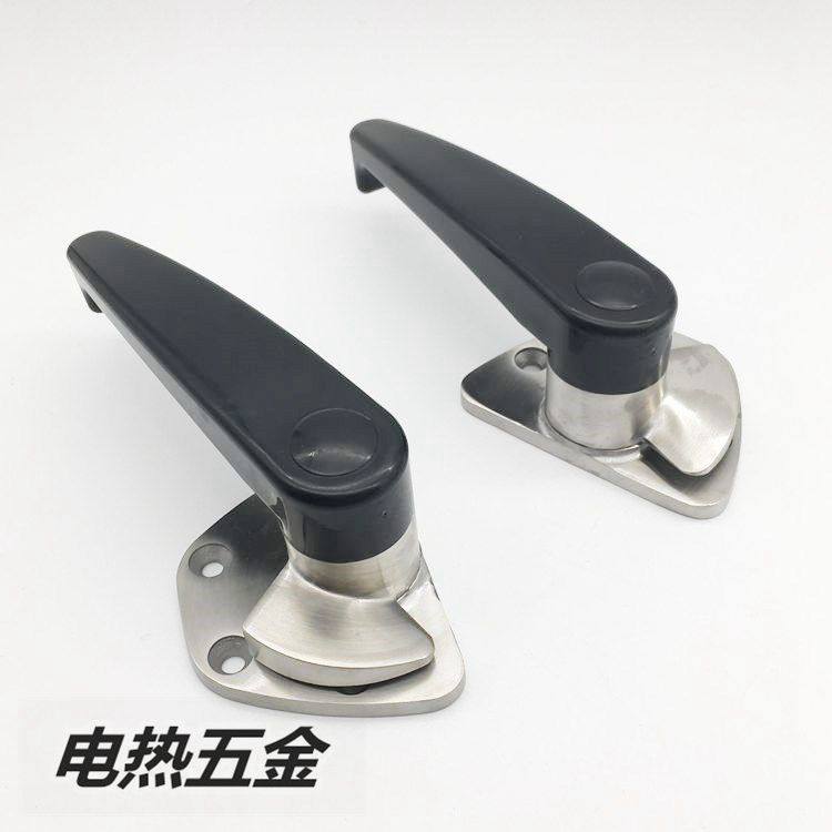 不锈钢蒸箱门把手 蒸柜拉手 蒸饭机把手 海鲜柜拉手冷库门锁