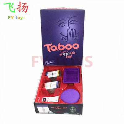 TABOOGAME英文桌游爆笑猜牌成人