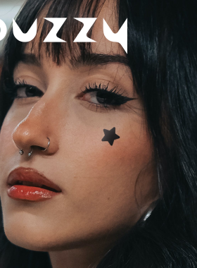 Puzzy黑色星星痘痘贴可爱甜酷遮瑕遮盖痘印隔离消痘可上妆32粒/盒