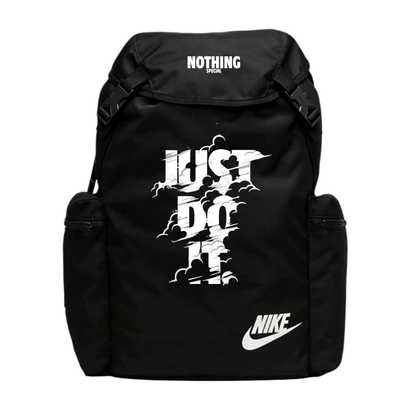 定制包 Nike耐克潮流印花双肩包男女用大容量户外背包BA6150-010