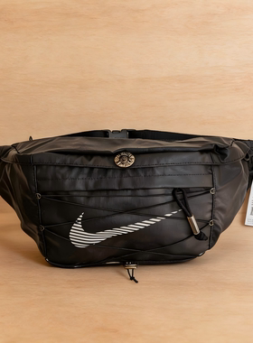 耐克NIKE定制款DB4697-010经典时尚单肩腰包斜挎背大包男女户外包