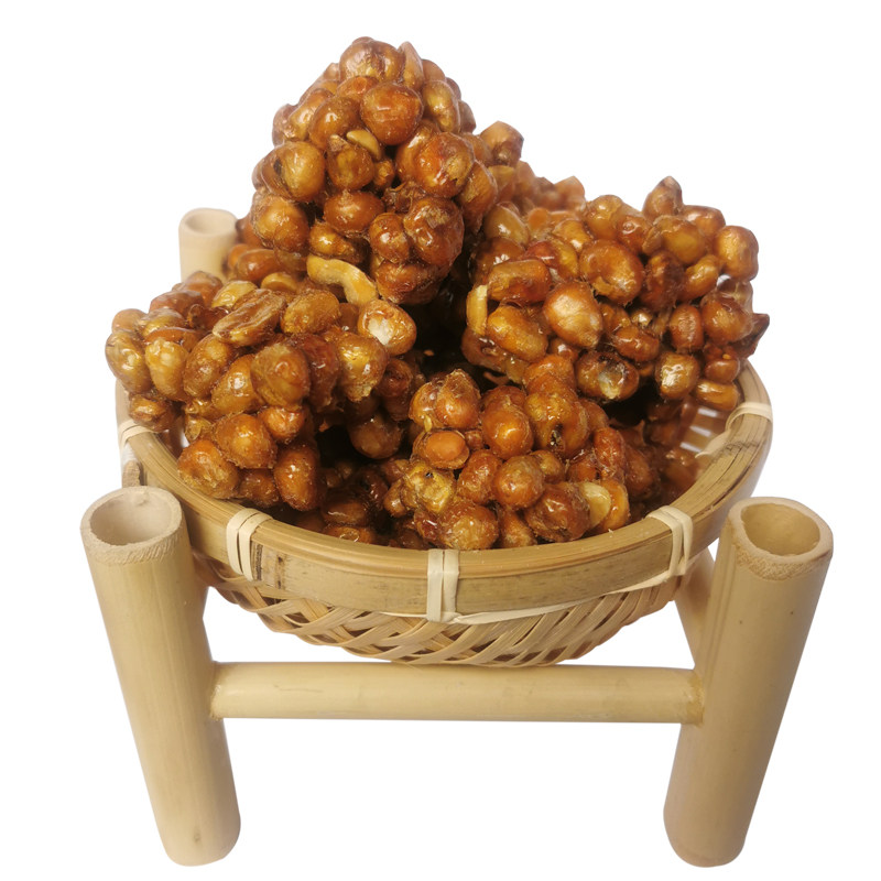 陕西安康特产麻糖包谷花坨坨糖老式麦芽玉米糖怀旧零食小吃