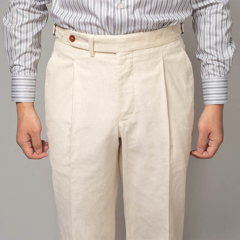 leo秋冬小直筒灯芯绒长裤