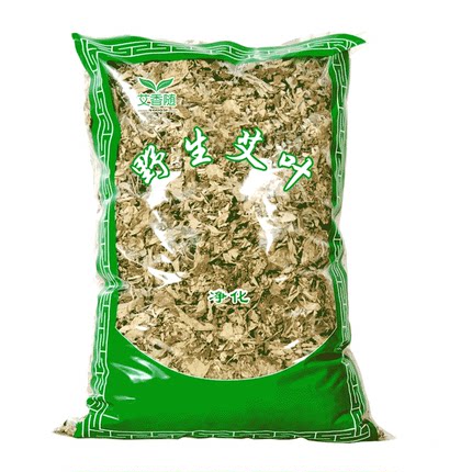 艾叶艾草新鲜艾叶草干艾草叶泡脚包泡澡家用散哎野生月子产后散湿