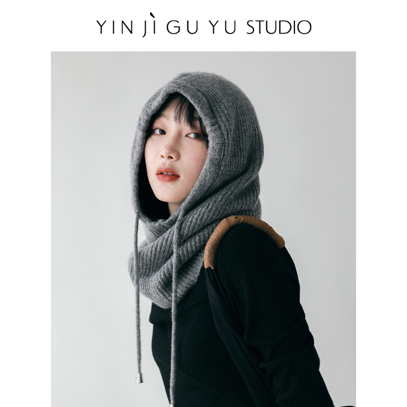 印计谷羽巴拉克拉围脖连体帽