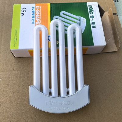NVC雷士照明3U排管NL25J-3UC 25W 厨卫灯光源 灯泡 U形灯管
